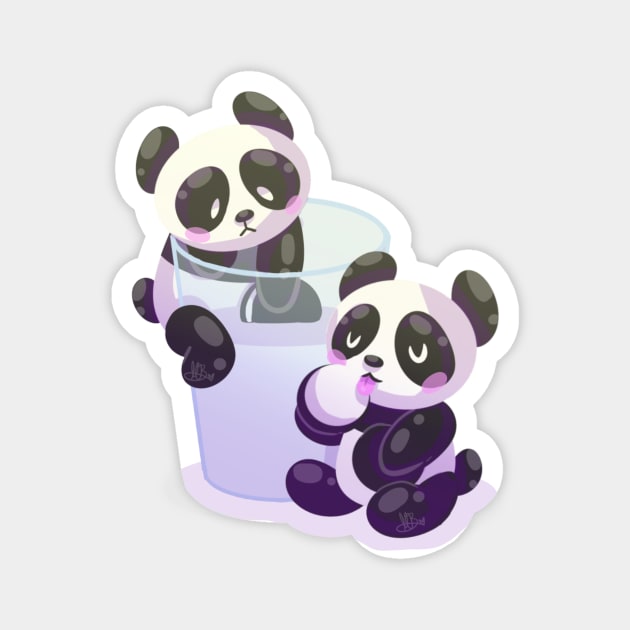 Oreo Pandas Magnet by Its_MynnuB