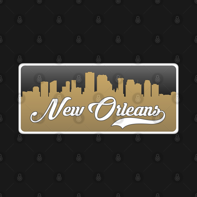 Disover New Orleans Football Classic Skyline - New Orleans - T-Shirt