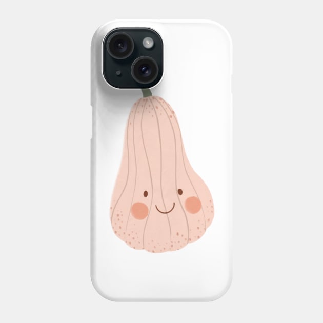 Cute Pink Pumpkin Phone Case by Gush Art Studio 1