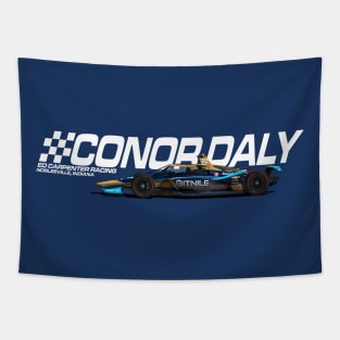 Conor Daly 2022 (white) Tapestry