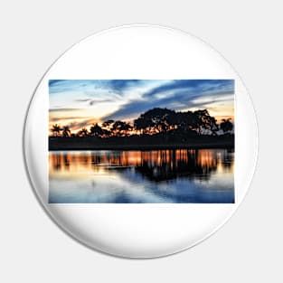 Awesome Sunset Reflection Pin