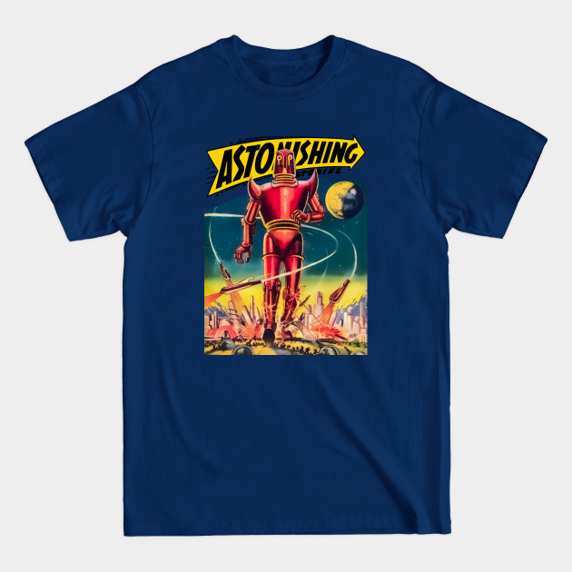 Retro Comics - Robot - Retro Comics - T-Shirt