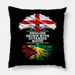 English Grown With Guyanese Roots - Gift for Guyanese With Roots From Guyana Pillow