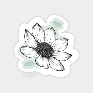 Floral Greenery Magnet