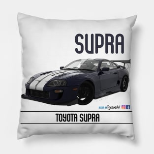 Supra Time Attack Blue Stripe Pillow