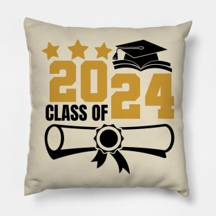 Class of 2024; 2024 graduation; 2024 seniors; graduate; graduating; senior; seniors; class of 24; school; student; gift; university; college; party; gift; graduated; Pillow