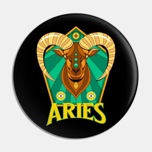 Aries Ram Zodiac Pin