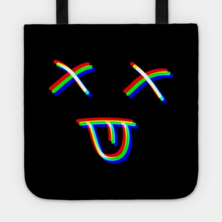 Glitch Face Tote