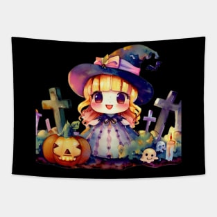 Little Cuties - Halloween Graveyard Tapestry