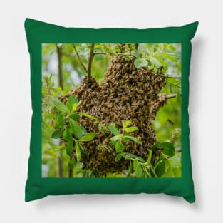 Bit of a swarm Pillow