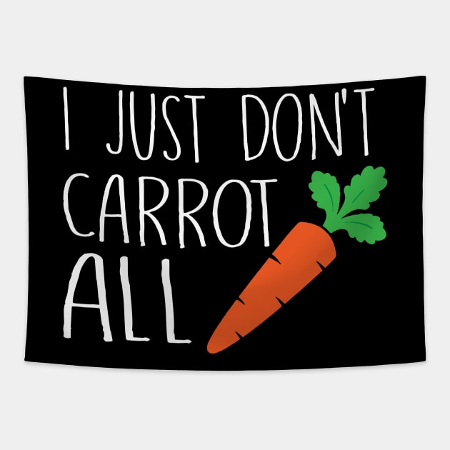 I Just Don't Carrot All Tapestry by fromherotozero