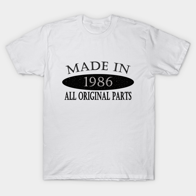 Discover Made in 1986 - Born In 1986 - T-Shirt