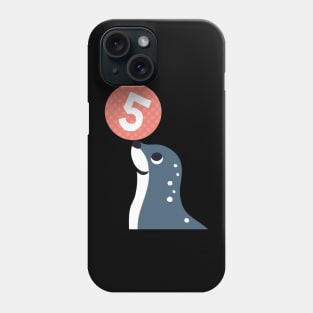 Funny Seal Turning 5 Birthday Animal Phone Case