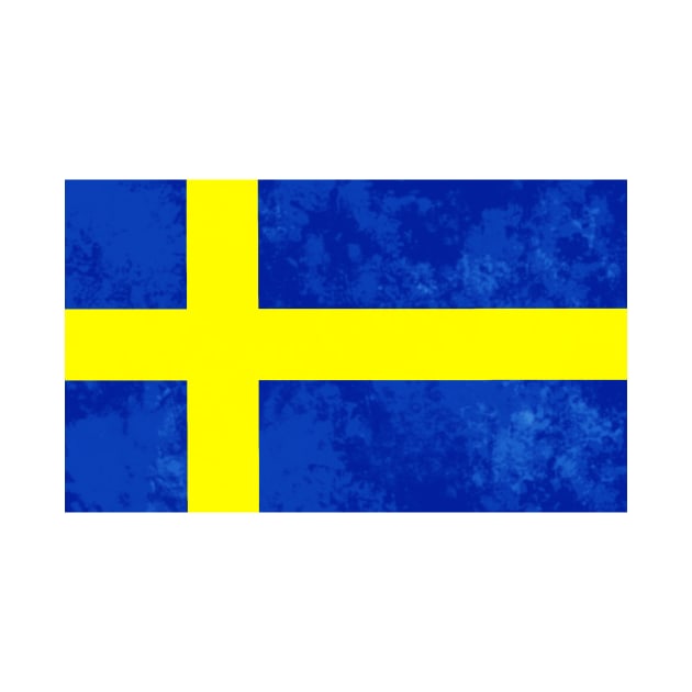 Swedish Flag by TeeCupDesigns