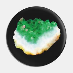 Emerald Crystal Pin