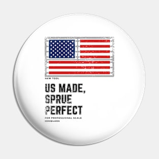 US made, sprue perfect - worn style Pin