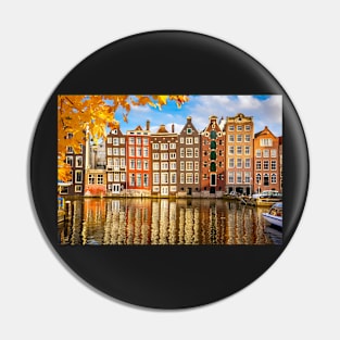 Amsterdam in the Autumn, Travel Poster Pin