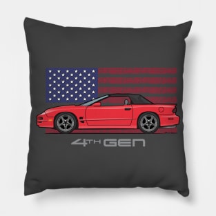 4th Gen - red Pillow