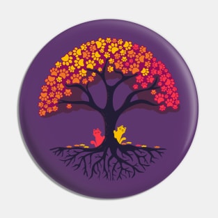 Pawtumn Tree Pin