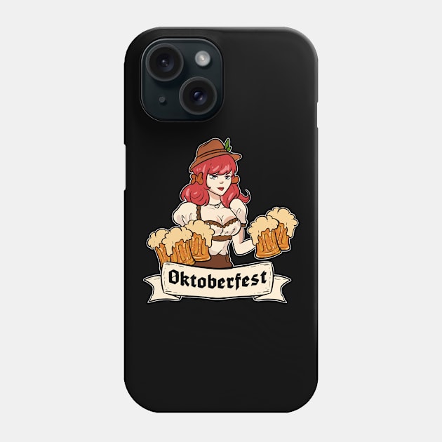 Oktoberfest Girl - For Beer Lovers Phone Case by RocketUpload