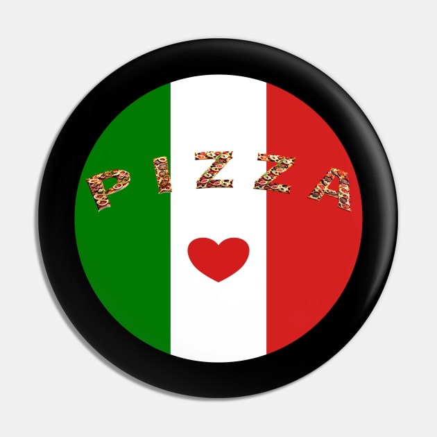 I love Pizza Pin by Ocin Design