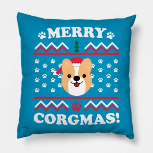 Merry Corgmas Pillow