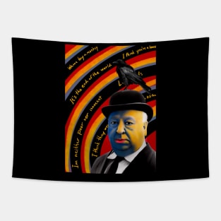 Alfred Hitchcock The Birds Tapestry