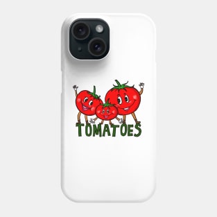 Happy Red Tomatoes Cartoon Phone Case