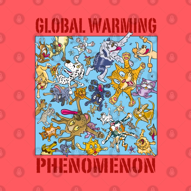 Global warming phenomenon by Kullatoons