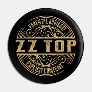 ZZ Top Vintage Ornament Pin