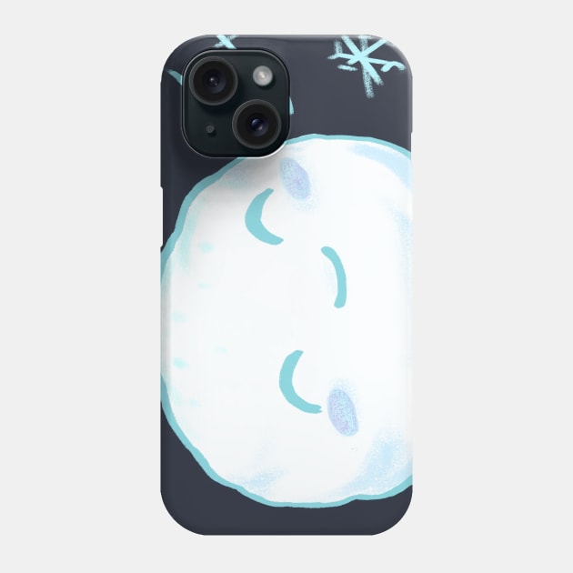 Happy Snowball Phone Case by FuchsiaNeko