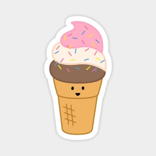 Ice Cream Cone | by queenie's cards Magnet