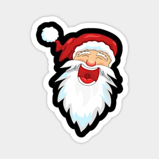 Happy Holidays with Santa Magnet