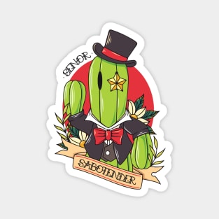 Senor Sabotender Tattoo Magnet