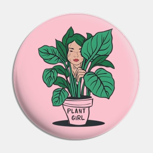 Plant Girl Pin