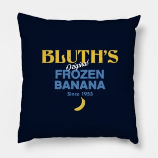 Bluth's original frozen banana since 1953 - vintage logo Pillow