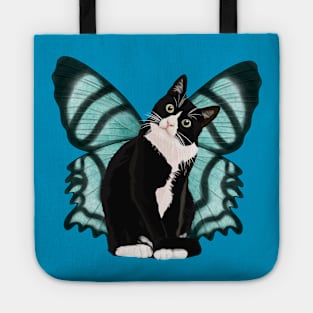 Black Cat With Butterfly Wings Vol.2 Tote