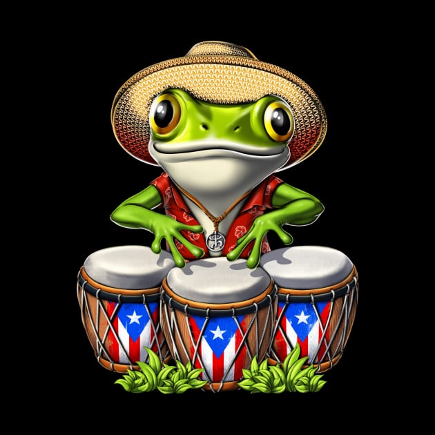 Coqui Puerto Rico Frog by underheaven