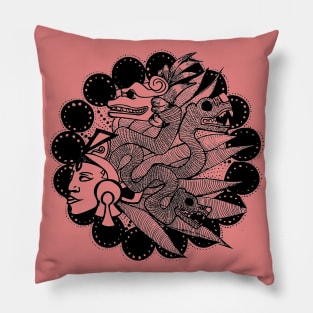 Aztec Medusa Pillow