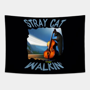 Stray Cat Walkin' Tapestry