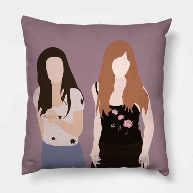 sally and gillian Pillow by aluap1006