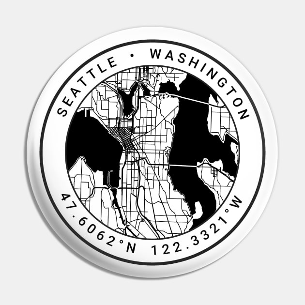 Seattle Map Pin by Ryan-Cox