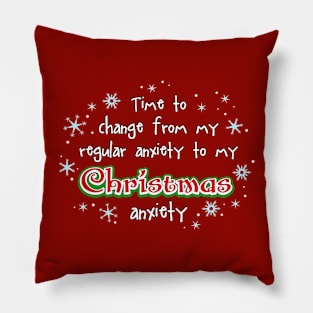 Christmas anxiety Pillow