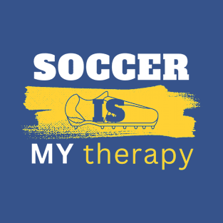 SCTX003 - Soccer is my therapy T-Shirt