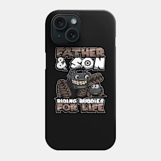 Cool Father And Son Monster Truck Riding Buddies For Life Phone Case