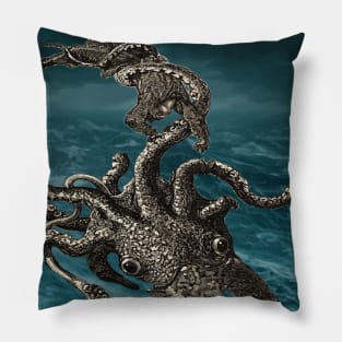 The Giant Squid Attacks! Pillow