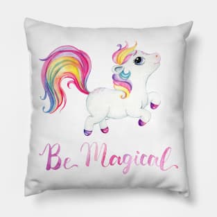 Little baby Unicorn illustration Pillow