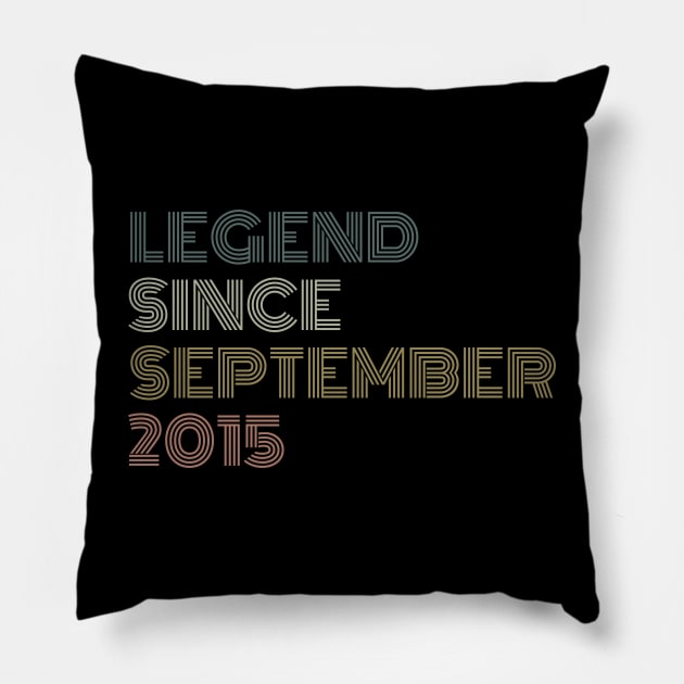 Legend Since September 2015 Pillow by HandrisKarwa