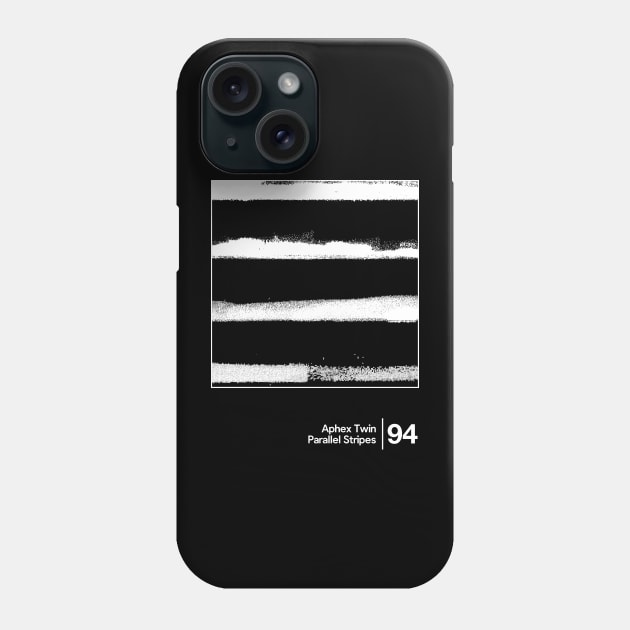 Aphex Twin - Parallel Stripes / Minimalist Style Graphic Design Phone Case by saudade