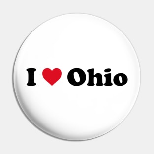 I Love Ohio Pin